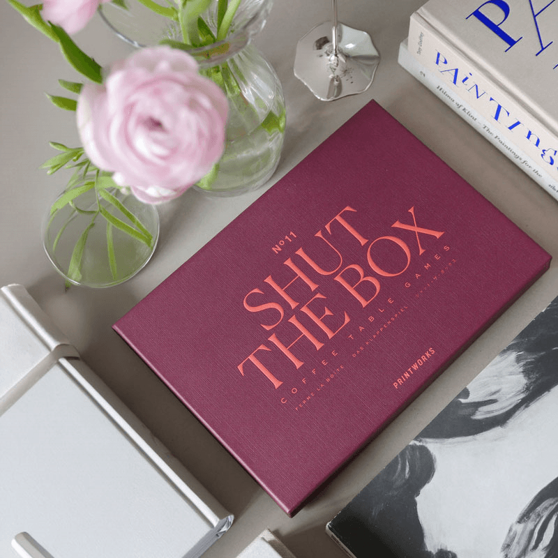Classic Shut the Box, Deep Maroon