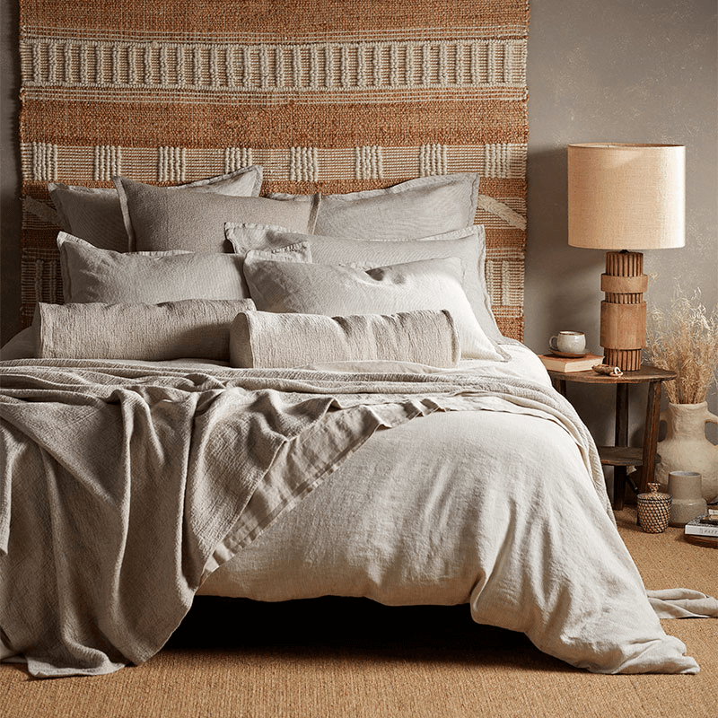 Sid Stripe Linen Duvet Cover