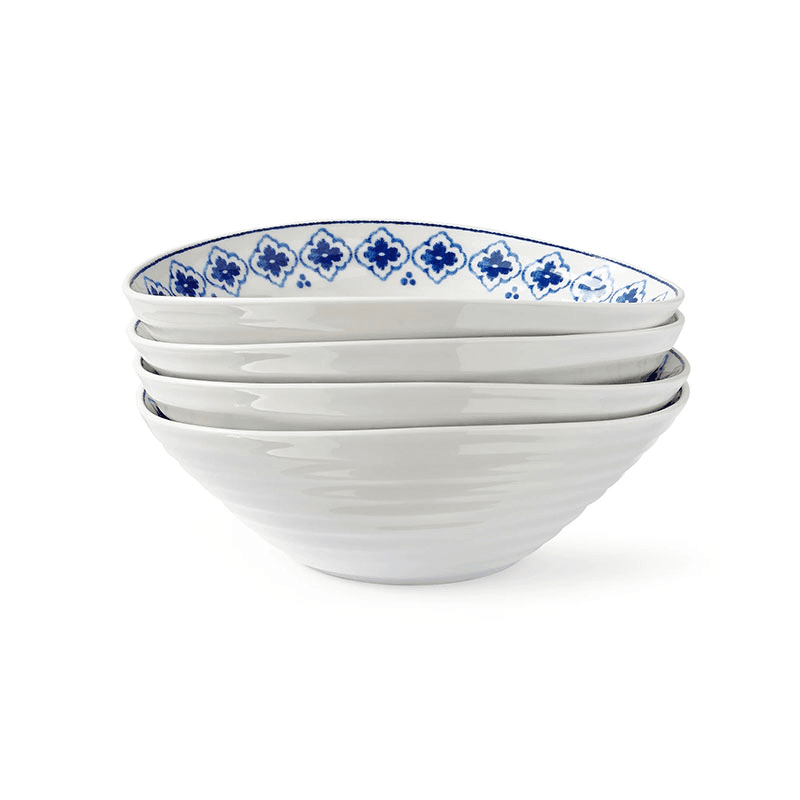 Blue Set of 4 Cereal Bowls