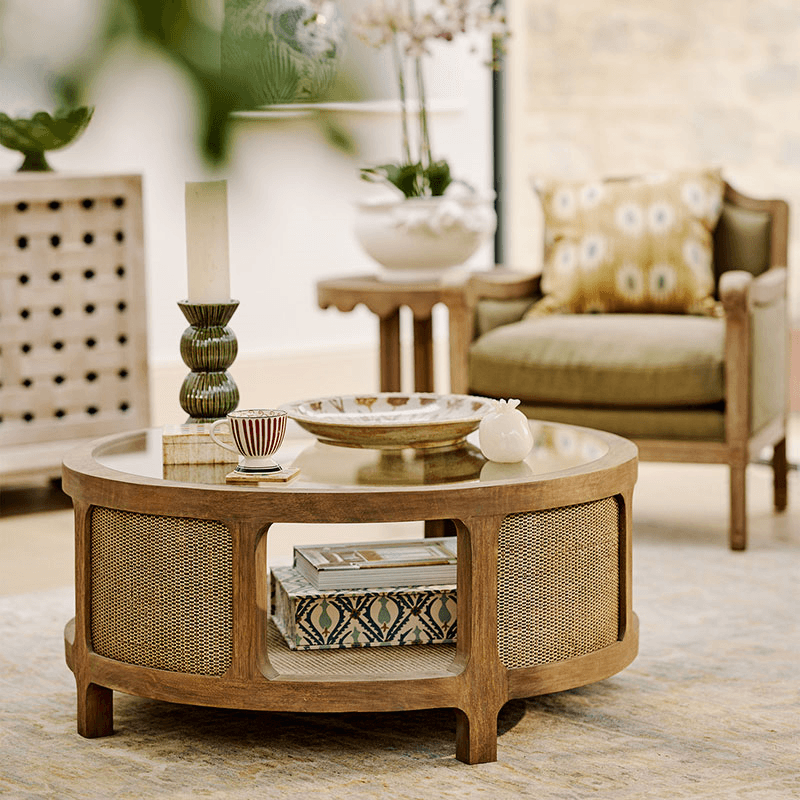 Remey Coffee Table, Natural