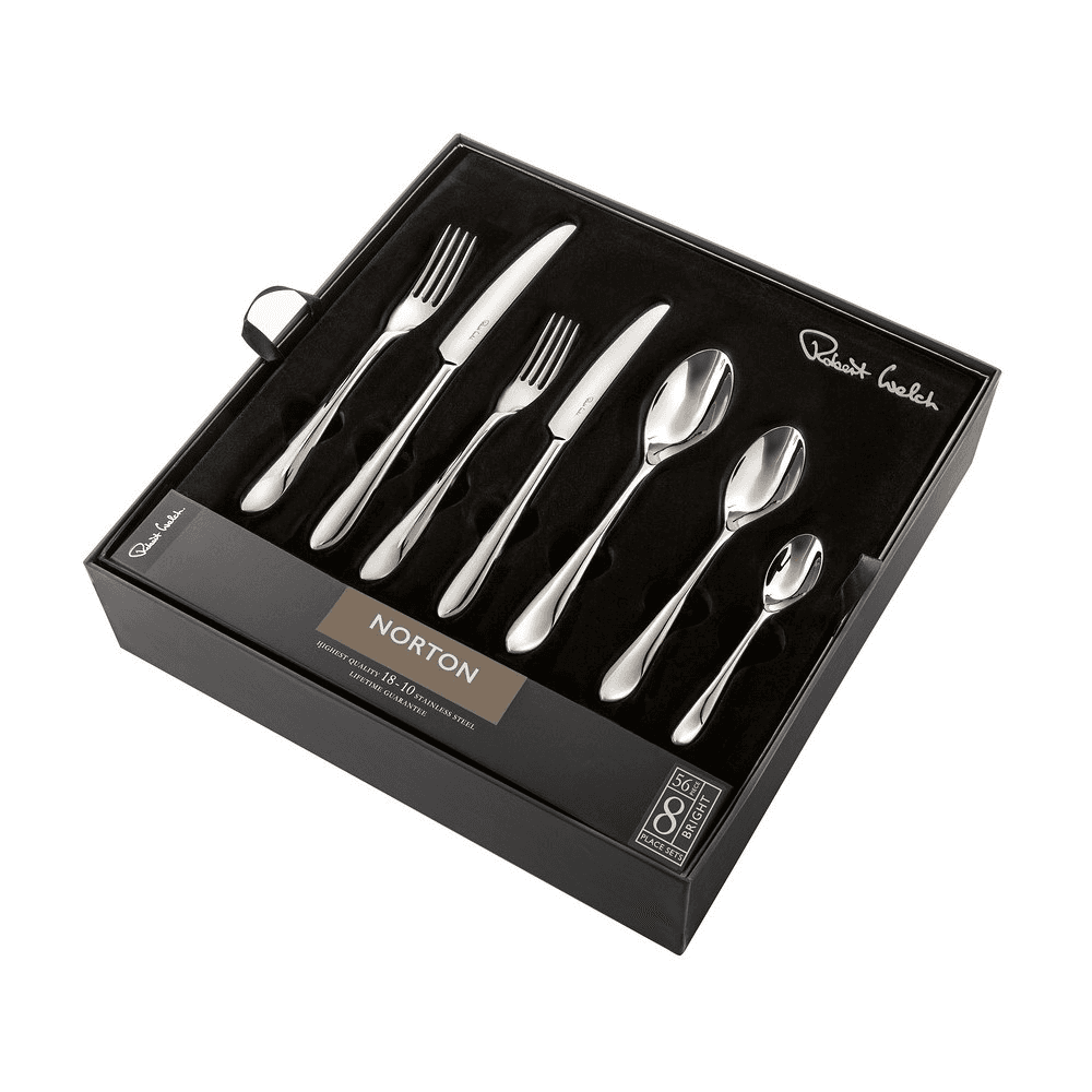 Norton 56 Piece Cutlery Set, Stainless Steel