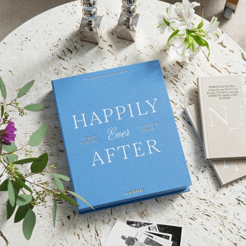 Happily Ever After Wedding Album, Blue