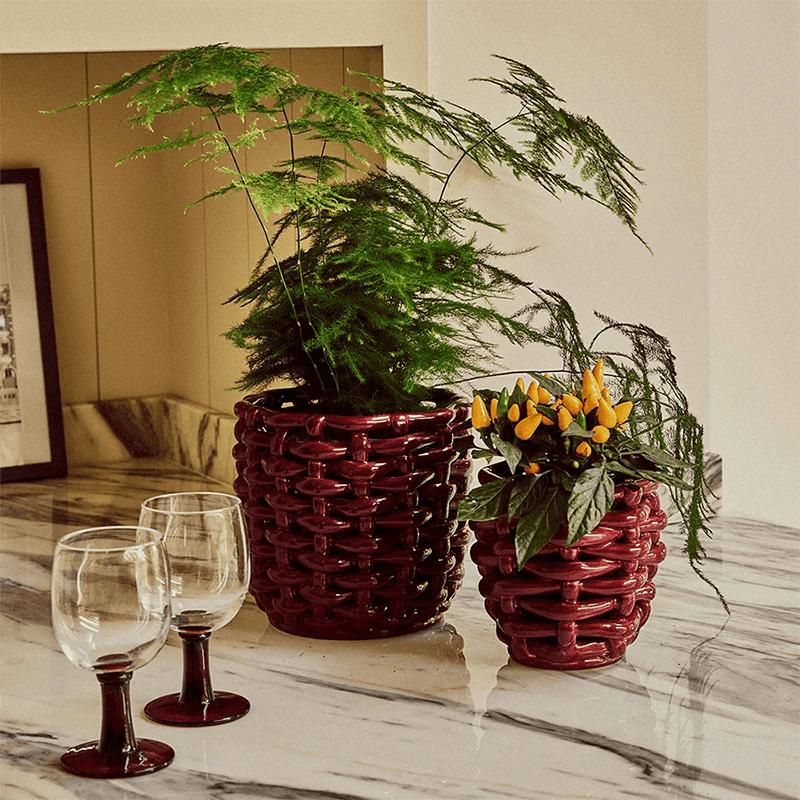 Juicy Basketweave Planter