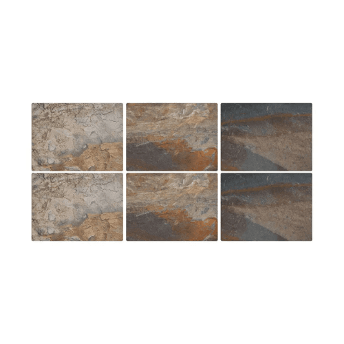 Image showing the Slate Set of 6 Placemats, Earth product.