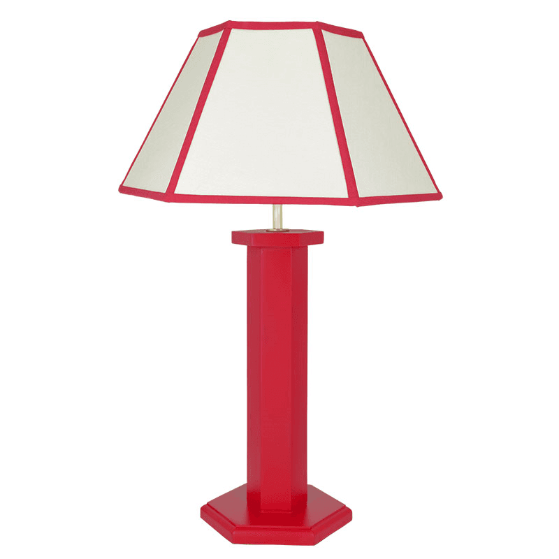 Hexagon Linen Lampshade