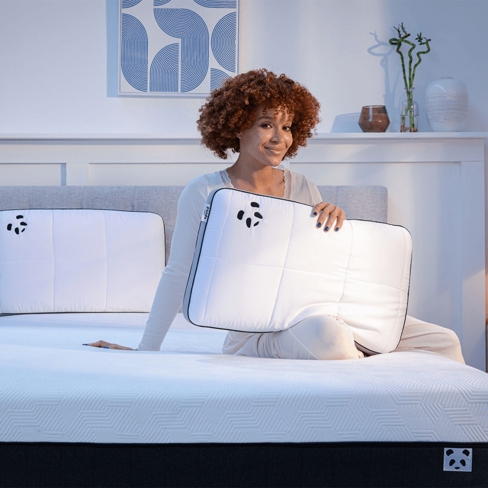 Hybrid Bamboo Pillow, White