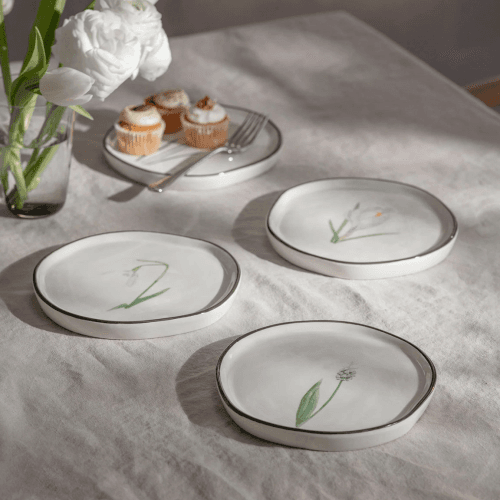 Image showing the Helton Botanical Plates, Multi product.