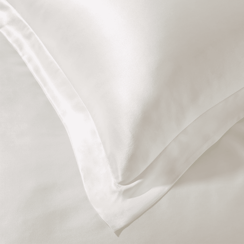 Pure Silk Pillowcase, Chalk