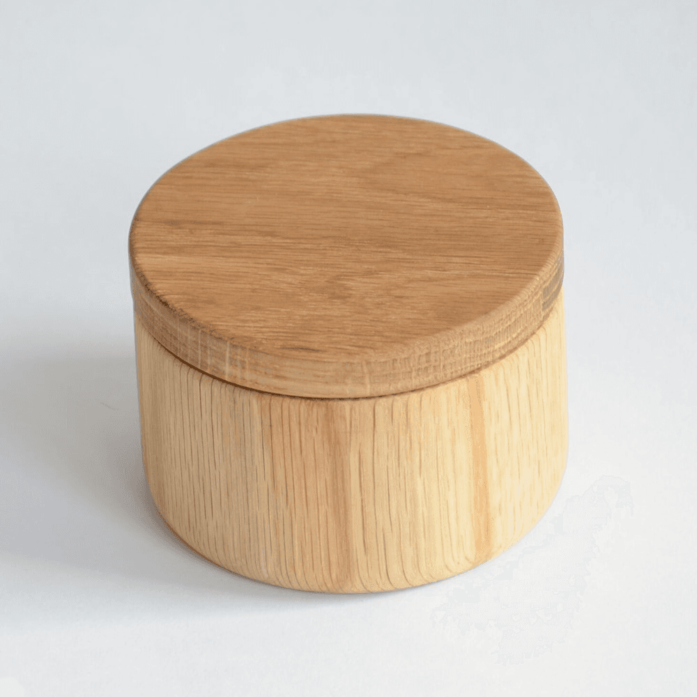 Swing top pot, oak