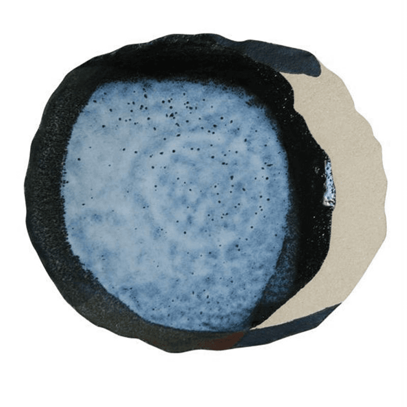 Wabi Dinner Plate, Azure Blue