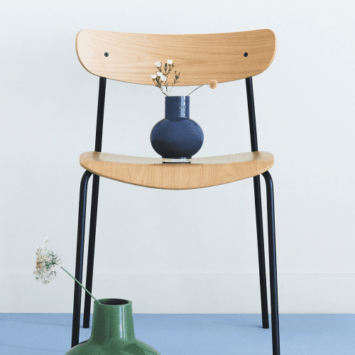 Image showing the Form Mini Vase, Navy product.