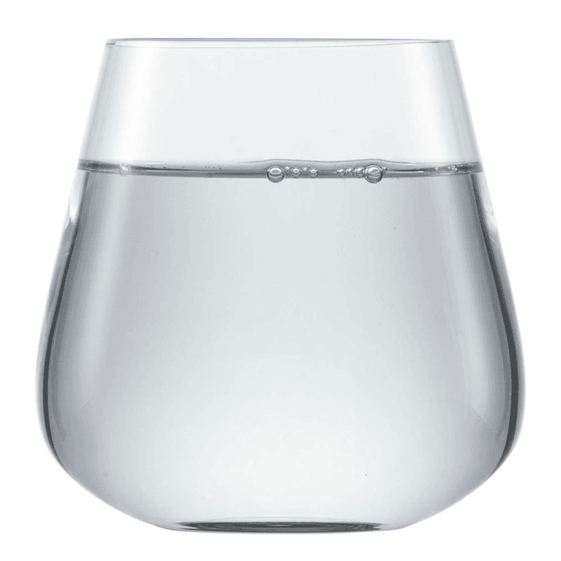 Vervino Set of 4 Crystal Water Tumblers, Clear