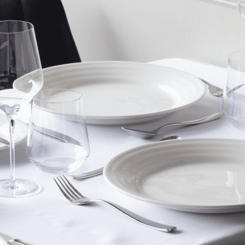 Image showing the Essence Essence 12 Piece Bone China Dinner Set, White product.
