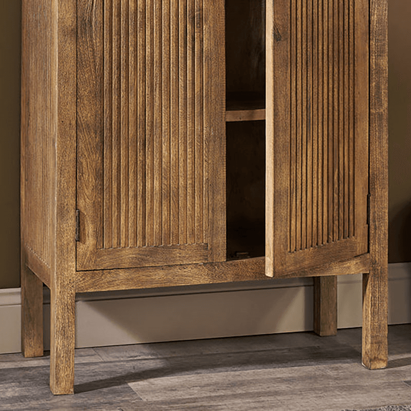 Yasha Mango Wood Cabinet, Natural