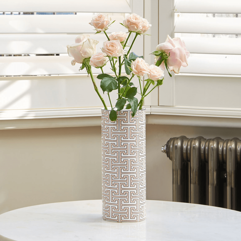 Maze Vase, Blush