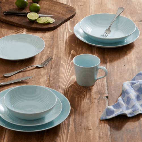 Image showing the Gordon Ramsay Maze Set of 4 Pasta Bowls, Blue product.
