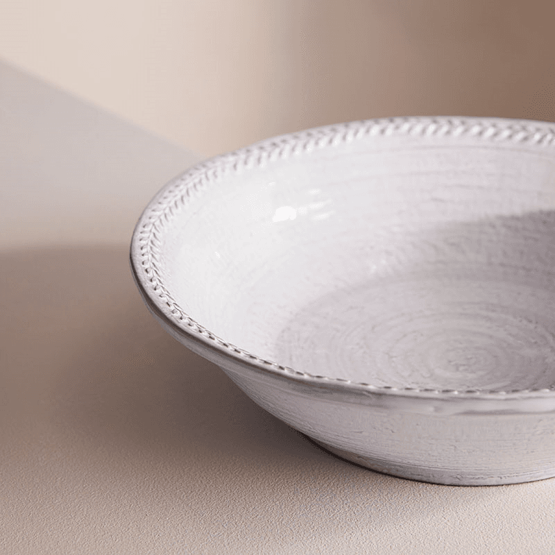 Hillcrest Serving Bowl, White