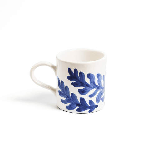 Image showing the Leaf Mug, Blue product.