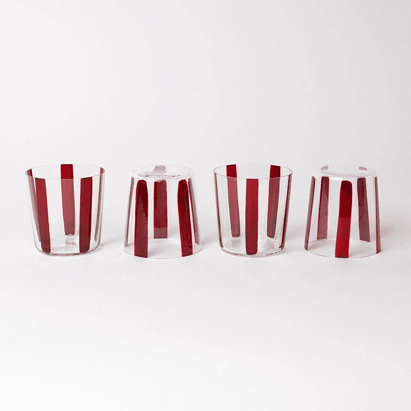 Nova Stripe Set of 4 Tumblers