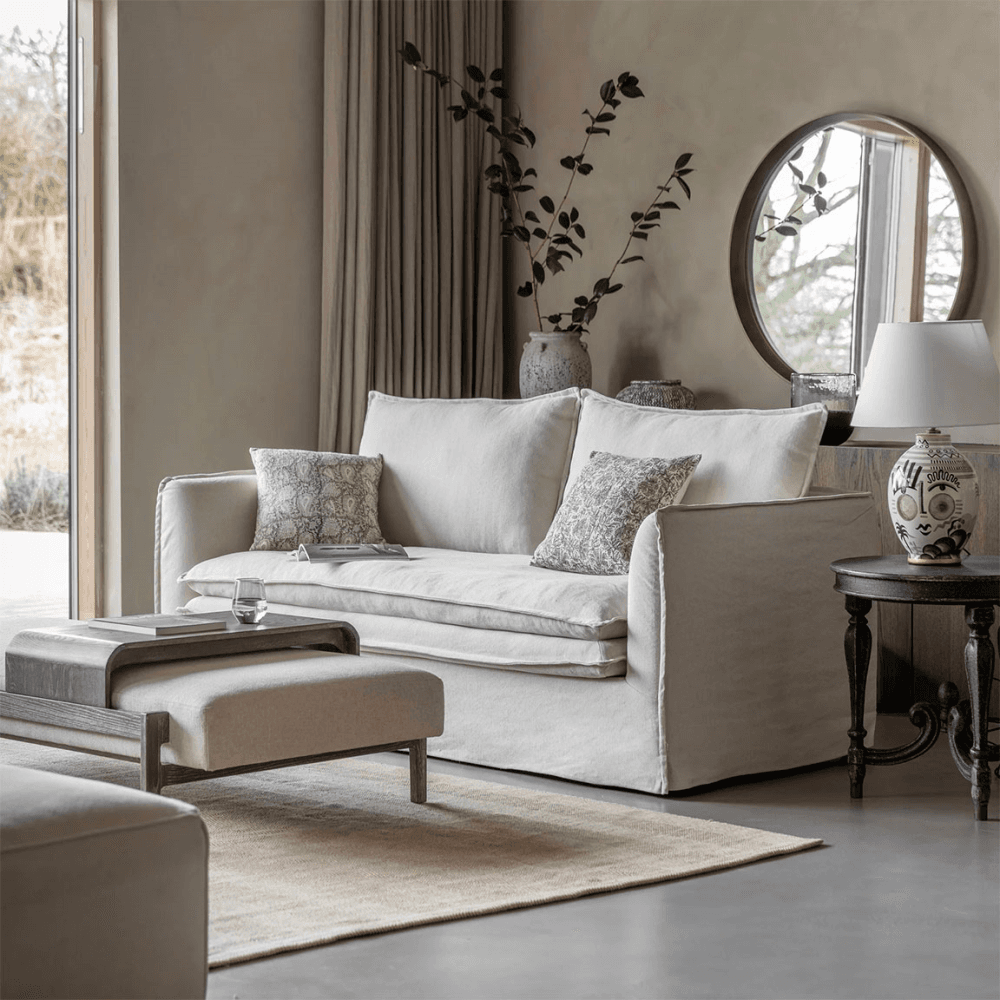 Aldbury Tailored Sofa, Oatmeal