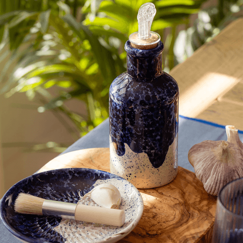 Image showing the Wave Oil Pourer, Blue product.