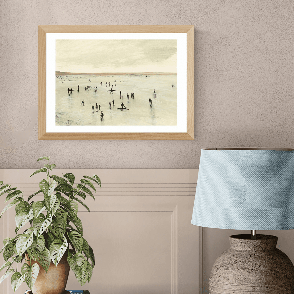 Dan Hobday Croyde Print, Oak