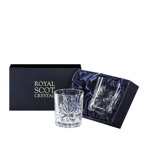 Image showing the Edinburgh Star Set of 2 Large Tumblers, Clear product.