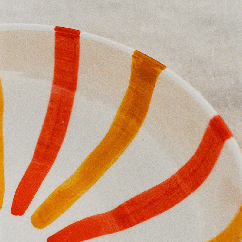 Alba Serving Bowl, Tomato & Sunglow