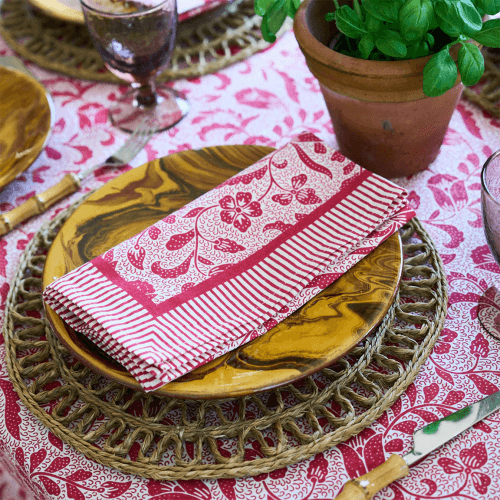Image showing the Ottilie Set of 4 Napkins product.