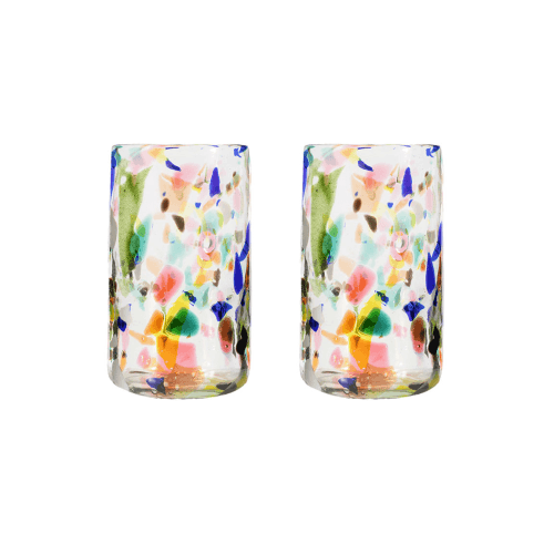 Image showing the Terrazzo Set of 2 Tall Boy Tumblers, Multi product.