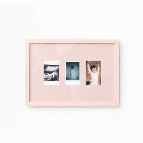 Image showing the Marco A4 Frame and Instax Mini x 3 Picture Frame Mount product.