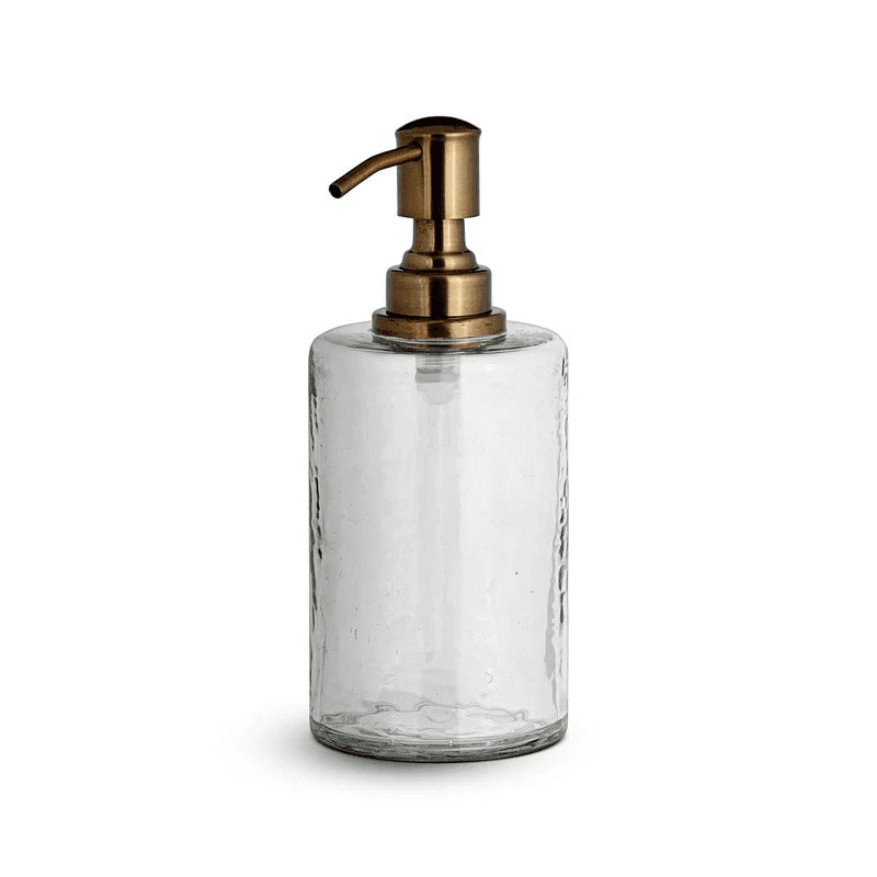 Ilcoso Recycled Hammered Glass Soap Dispenser