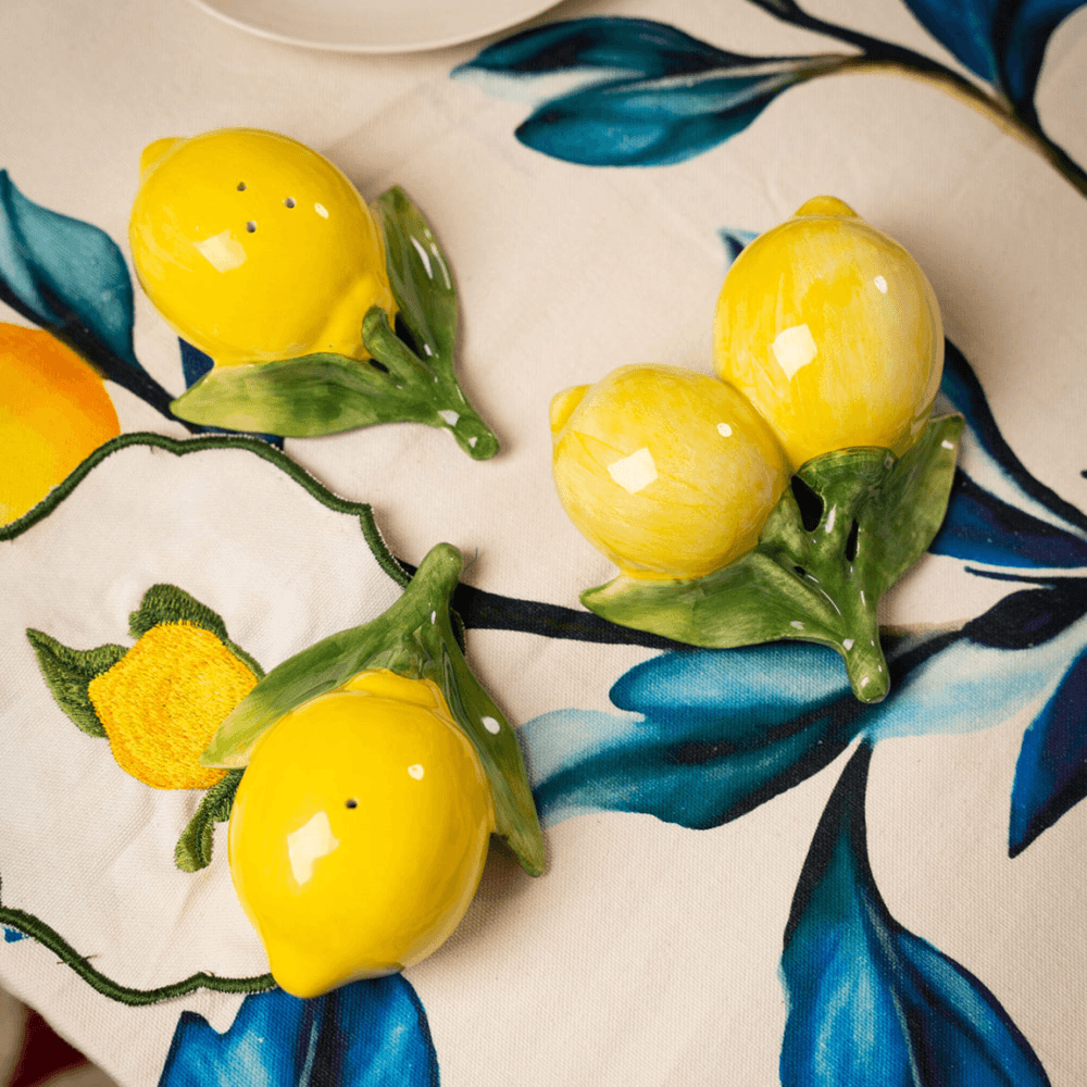 Lemon Salt & Pepper Shaker, Yellow