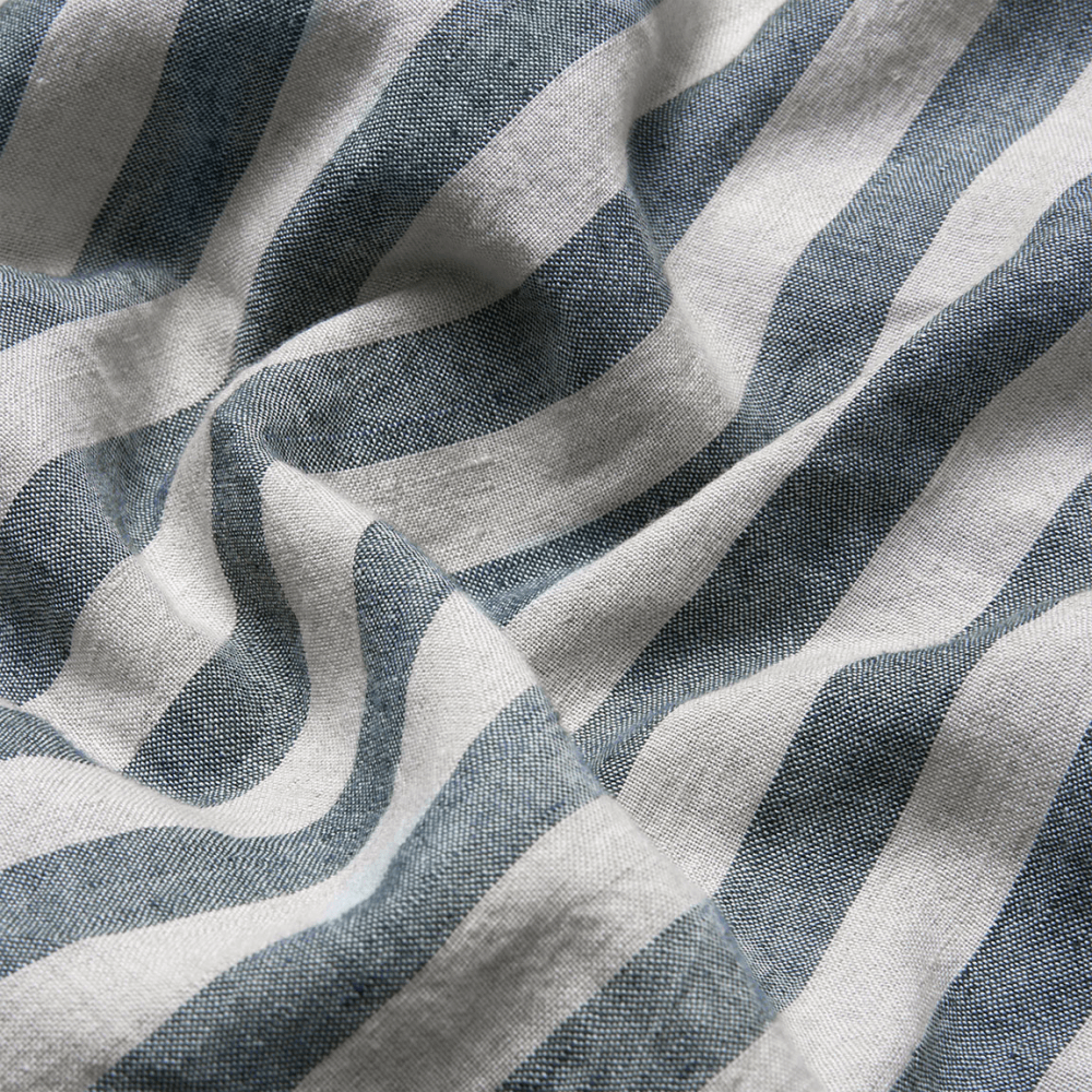Pembroke Stripe Duvet Cover, Atlantic