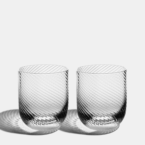 Image showing the Optic Set of 2 Cut Crystal Tumblers product.