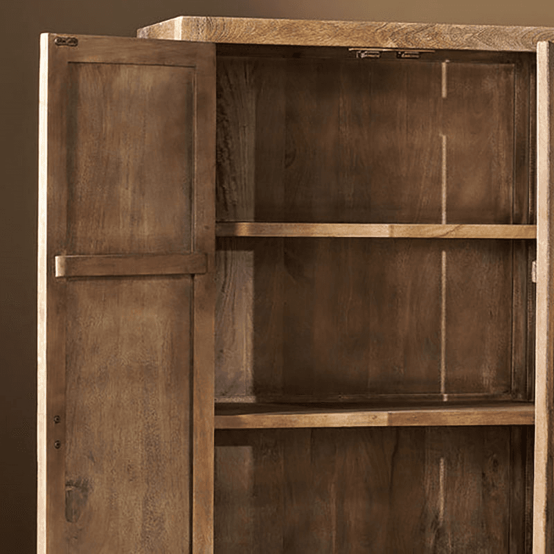 Yasha Mango Wood Cabinet, Natural