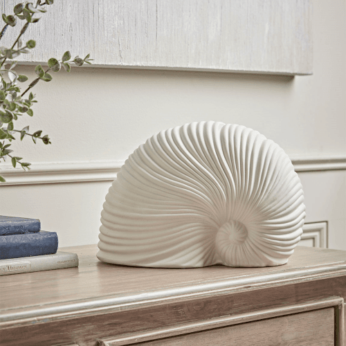 Image showing the Faux Standing Shell, White product.
