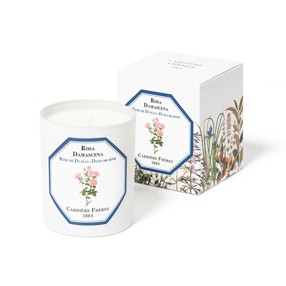 Damask Rose Scented Candle