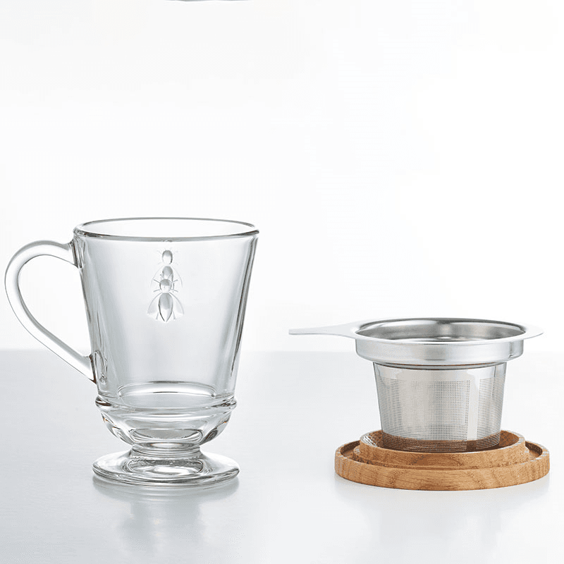 Bee Infuser Mug, Clear