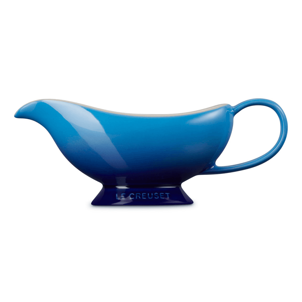 Stoneware Gravy Boat, Azure
