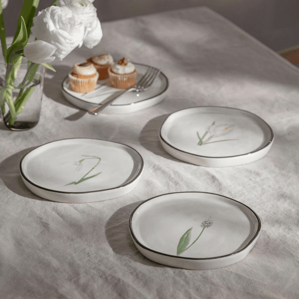 Helton Botanical Plates, Multi