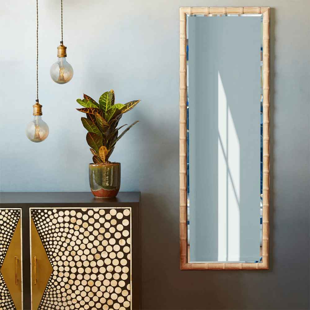 Baloo Full Length Mirror, Natural Wood