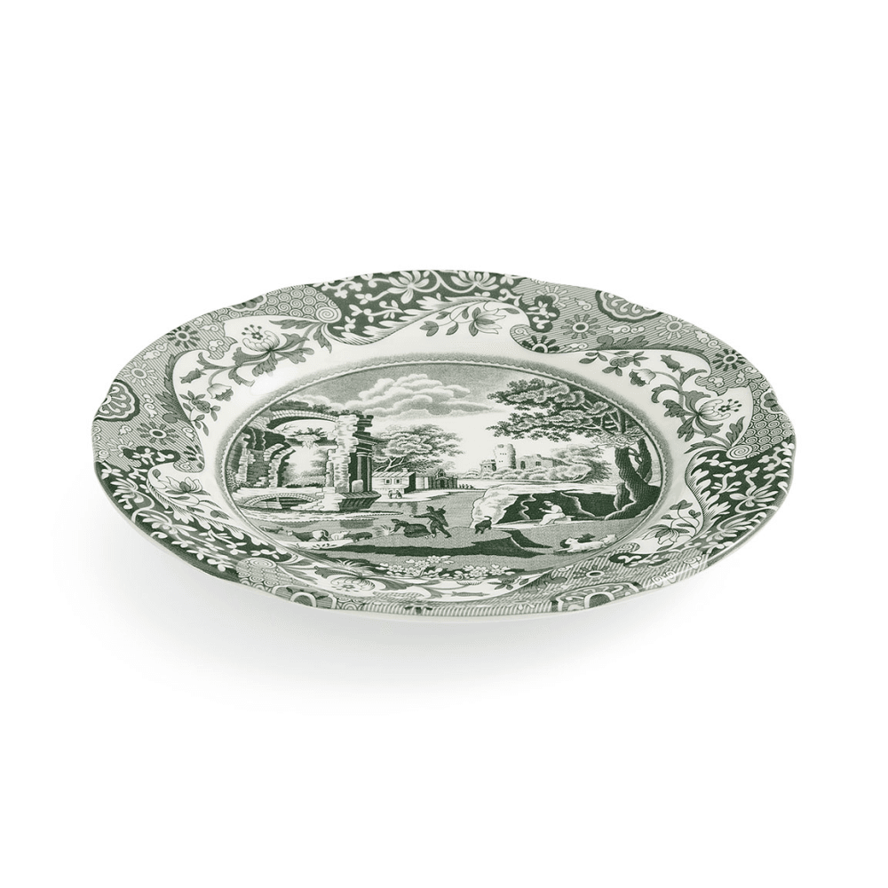 Heritage Italian Set of 4 Side Plates, Green