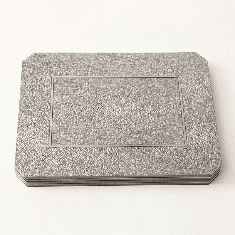 Otis Set of 4 Placemats, Barley Shagreen