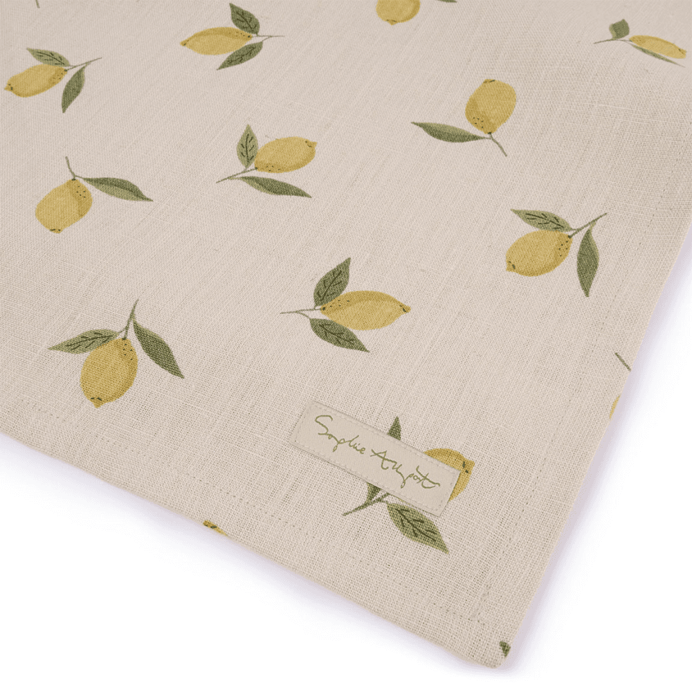 Lemons Table Runner, Natural