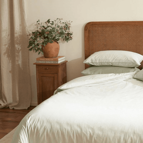 Image showing the The Stripe 200 Thread Count Duvet Cover product.