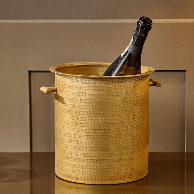 Nalgora Wine Cooler, Antique Brass