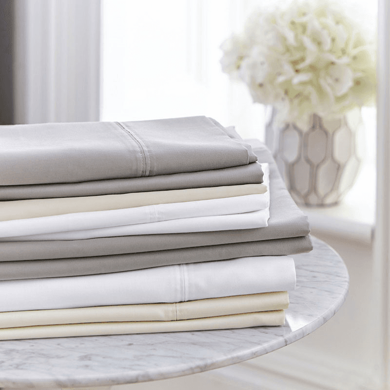 Bob Plain Dye Pillowcase, Silver