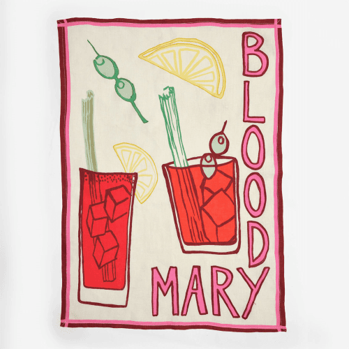 Image showing the Bloody Mary Tea Towel, 50 x 70cm, Multi product.
