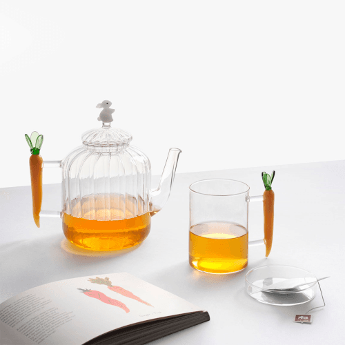 Image showing the Vegetables Carrot Mug with Lid product.